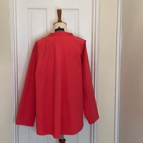 Lafayette 148 open oversized blazer salmon - Picture 3 of 11
